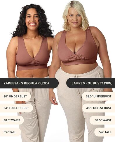 Kindred Bravely French Terry Racerback Nursing Sleep Bra | Maternity Bralette, Nursing Bras for Breastfeeding, Pregnancy Bra (Twilight, X-Large) in Kuwait