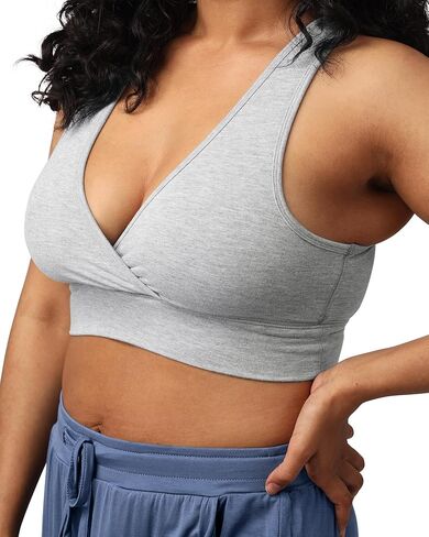 Kindred Bravely French Terry Racerback Nursing Sleep Bra | Maternity Bralette, Nursing Bras for Breastfeeding, Pregnancy Bra (Twilight, X-Large) in Kuwait