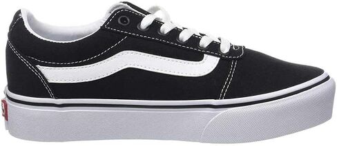 حذاء رياضي نسائي من Vans Ward Platform Trainers، منقوش ميكس بورت، 7.5 in Saudi Arabia