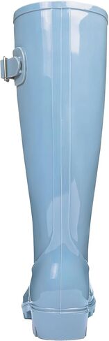 DKSUKO Women's Tall Rain Boots Waterproof Wellington Boots (10 B(M) US, Bright Grey) in Saudi Arabia