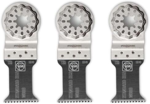 Fein E-Cut Standard Saw Blade - 1-3/8" Width and 2" Length | Precision Cutting For All Woods, Drywall and Plastic Materials, 10-Pack - 63502133290 in Saudi Arabia