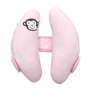 Baby Travel Pillow, Adjustable Head Neck Pillow for Infant Car Seat, Stroller Headrest Pillow for Infants, Banana Travel Headrest Pillow, Comfortble Toddler Neck Pillows for Pushchair, Gray