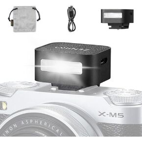 ZF08 Mini Camera Flash Speedlite On Camera with Diffusers, 440 Full-Power Flashes 2.5S Recycle Mini Manual Flash for Canon/Sony zv1/Sony zve10 /Ricoh gr3/Nikon/Fuji f1