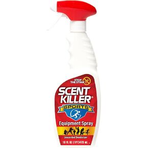 Scent Killer Performance Sports Clothing & Equipment Spray, Sport Odor Deodorizer for All Smelly Athletic Equipment, 16 FL OZ
