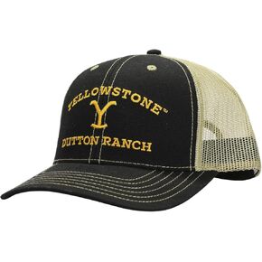 Yellowstone Dutton Ranch Logo Men's Black Foam Trucker Hat