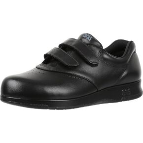 SAS Me Too Adjustable Comfort Shoe Black 10 W - Wide (C)