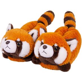 Women's Slippers Cute Wild Animal Slippers Funny Slippers Novelty Fox Cozy Slippers Fuzzy Soft Winter Warm House Shoes