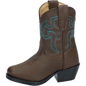 Smoky Mountain Boots | Roper Series | Youth Western Boot | Roper Toe | Genuine Leather Material | Comfortable Roper Heel | Man Made Lining & Leather Foot & Upper