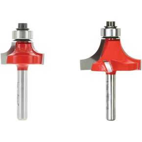 Freud 2 Piece Quadra Cut Rounding Over Router Bits Bundle