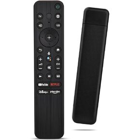 Voice Remote Replacement for Sony TV Remote, for Sony Smart TVs and Sony Bravia TVs, for All Sony 4K UHD LED LCD HD Smart TVs with YouTube, Netflix, Disney+, Prime Video Quick Buttons