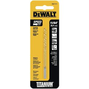 DEWALT DW1311 11/64-Inch Titanium Nitride Split Point Twist Drill Bit