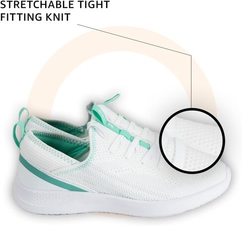 ELITE Women’s Shoes | Black, Grey, or White Sneakers for Women | Fits Comfortably | Great for Standing, Walking, The Gym, and Exercising | Lightweight and Breathable in Saudi Arabia