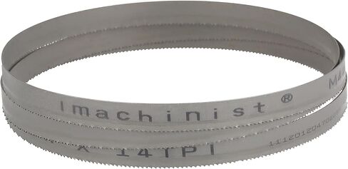 Imachinist S52121214 Bi-Metal Band Saw Blades 52-1/2-inch X 1/2-inch X 14 TPI for Soft Ferrous Metal in Saudi Arabia