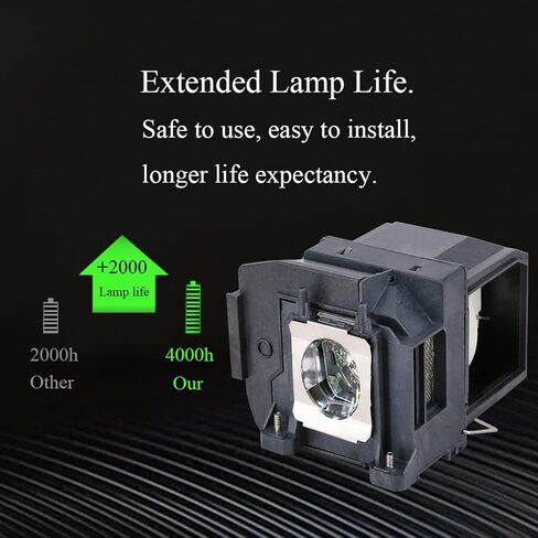 YOSUN V13H010L91 استبدال المصباح الكهربي لإبسون ELPLP91 BrightLink 685Wi 695Wi PowerLite 680 685W 685Wi EB-680 EB-680S EB-685W EB-685Wi EB-685Ws EB-695Wi مصباح بروجيكتور in Saudi Arabia