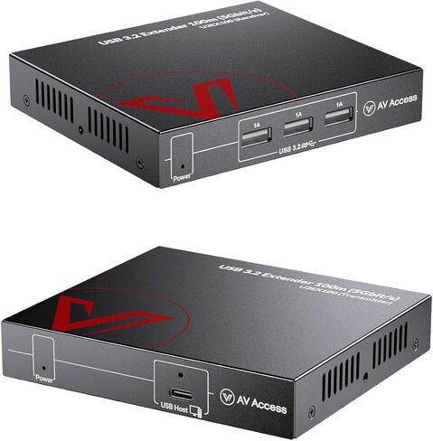 AV Access USB Extender Over Cat5e/6/6a/7 196ft/60M, 4 USB 2.0 Ports, Plug and Play, No Driver, Supports All Operating System, Keyboard and Mouse USB Over Ethernet in Saudi Arabia