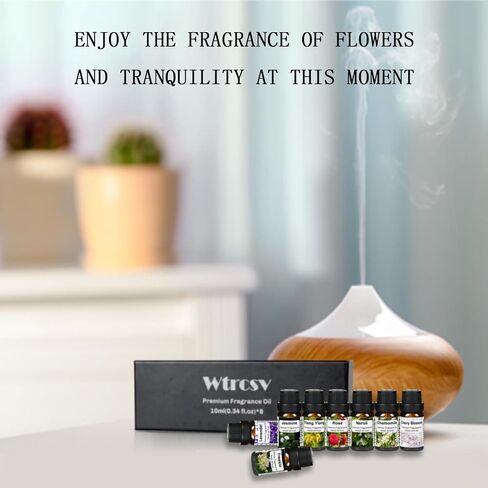 Fruity Fragrance Oil -Essential Oil Blend for Diffusers, Candle Making Includes Watermelon,Green Grape,Blueberry,Lemon,Mango,Strawberry,Coconut(10ml) in Saudi Arabia