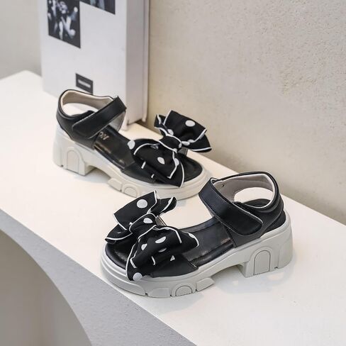 أحذية Komfyea Girl الصيفية اللطيفة ذات المقدمة الملتفة للأطفال الصغار ذات الزهور الناعمة المسطحة على الشاطئ in Kuwait