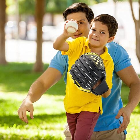 Baseball Glove for Kids/Youth/Adult, Softball Gloves,Sports Batting Gloves PU Leather Left Hand Glove, Right Hand Throw in Saudi Arabia