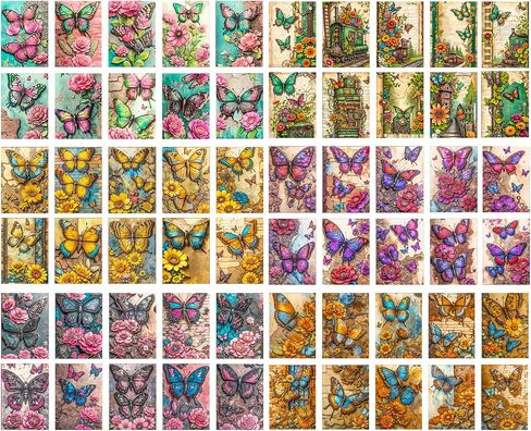 Yoksas 180 Sheets Vintage Ocean Mermaid Mythology Scrapbook Paper - Fantasy Undersea Junk Journals Decorative Cardstock for Posters,Card Making,Scrapbook Craft Supplies in Kuwait