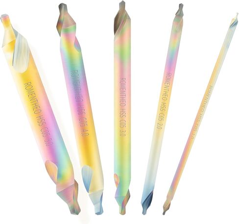 8 Pieces Center Drill Bit Set,M2 High Speed Steel,60-Degree Angle Center Drill Bits Kit Countersink Tools for Lathe Metalworking,Size 1.0 1.5 2.0 2.5 3.0 4.0 5.0 6.0 in Saudi Arabia