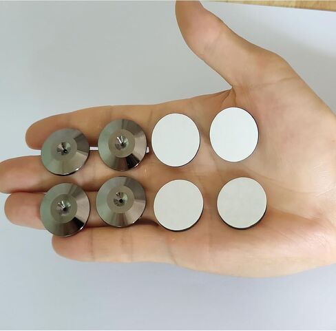 4Pcs 24K Nickel Plated Cooper Audio Speaker Spike Pads Mats Isolation Stand Feet Cone Shock Floor Protector Base for Speaker Turntable Subwoofer Amplifier in Saudi Arabia