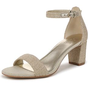 Naturalizer Women's Vera Heeled Sandal, Cider Spice Brown, 8 Wide