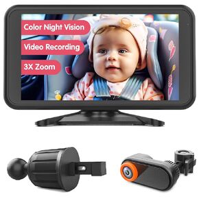كاميرا BM3 Car Baby مع مقطع تنفيس هواء عالمي ، مستقر للغاية