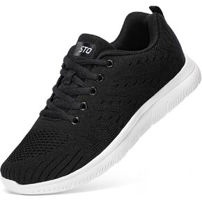 STQ Tennis Shoes Womens Lightweight Comfortable Walking Shoes Athletic Fashion Workout Gym Cross Training Sneakers