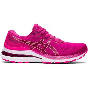 ASICS Women's Gel-Kayano 28 Running Shoes, 6.5, Fuchsia RED/Pink GLO
