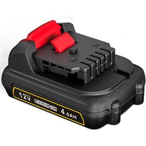 12V 4.0Ah Lithium-ion Battery Compatible with Dewalt 12V Battery DCB120 DCB122 DCB127 DCB124 DCB121 Cordless Power Tool