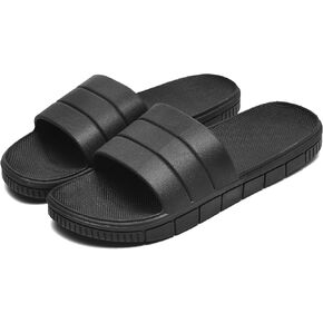 clootess Shower Slide Shoes for Men and Women Home Sandal Bath Slipper Indoor House Pool College Dorm Non-Slip