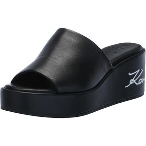 KARL LAGERFELD womens Calvina Espadrille Wedge Sandal