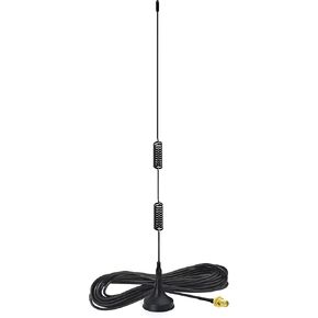 Bingfu Dual Band VHF UHF 136-174MHz 400-470MHz Ham Radio Antenna (2 Pack) Handheld Two Way Radio Magnetic Base SMA Female Antenna for Kenwood Wouxun BaoFeng BF-F8HP UV-5R UV-82 BF-888S Walkie Talkie
