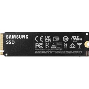 Samsung 990 PRO NVMe M.2 SSD, 4 TB, PCIe 4.0, 7,450 MB/s Read, 6,900 MB/s Write, Internal SSD, for Gaming and Video Editing, MZ-V9P4T0BW