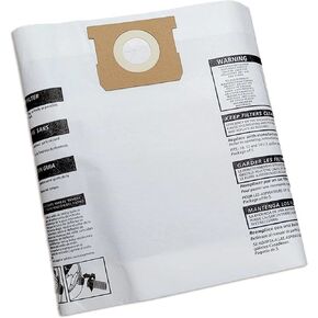 (10) Replacement Bags For Shop Vac 10-14 Gallon Units. Replaces Type F, 90662, 906-62-00, SV-9066200