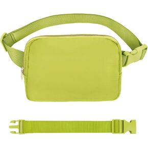 VOROLO Clear Fanny Pack Crossbody Bag For Women And Men Belt Bag Gift For Women Bum Bag with Adjustable Strap for Sports Clear Yellow in Kuwait