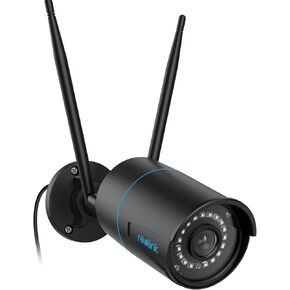 REOLINK Plug-in Outdoor WiFi Security Camera, 5MP HD Dual Band Wired Wi-Fi Camera for Home Security-2.4/5 Ghz, Smart Detection, Motion Detection, Night Vision, IP67 Waterproof, RLC-510WA