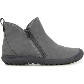 JBU Women's Piper Ruched Fashion Comfort Casual Water Resistant Ankle Boot