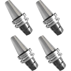 kimllier 4Pcs Metric Threads BT30-ER16-70mm Collet Chuck of CNC Tool Holder Fit for CNC Engraving Machine and Milling Lathe Tool