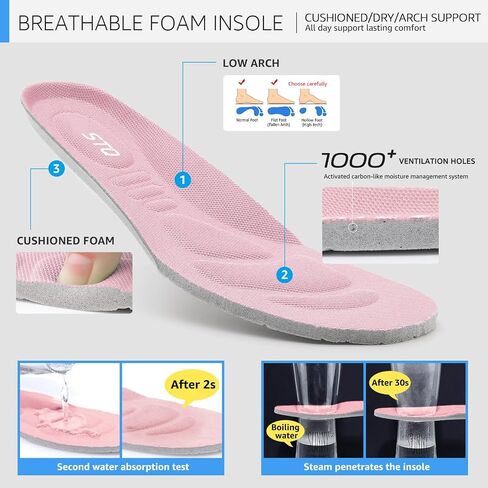 STQ Tennis Shoes Womens Sneakers Breathable Mesh Walking Shoes Arch Support Orthopedic Athletic Workout Gym Running Shoe for Travel Jogging Sports Cross Training in Kuwait