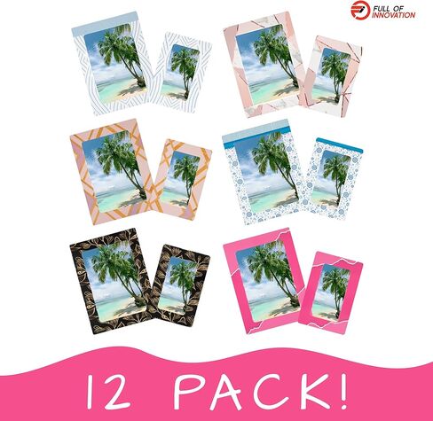 Magnetic Picture Frames for Refrigerator 4x6, 3.5x5, Sports Locker Accessories Magnet Frame, Photo Magnets for Fridge, Locker Decor, 12 Pack, Football, Basketball, Baseball, Soccer in Kuwait