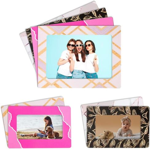 Magnetic Picture Frames for Refrigerator 4x6, 3.5x5, Sports Locker Accessories Magnet Frame, Photo Magnets for Fridge, Locker Decor, 12 Pack, Football, Basketball, Baseball, Soccer in Kuwait