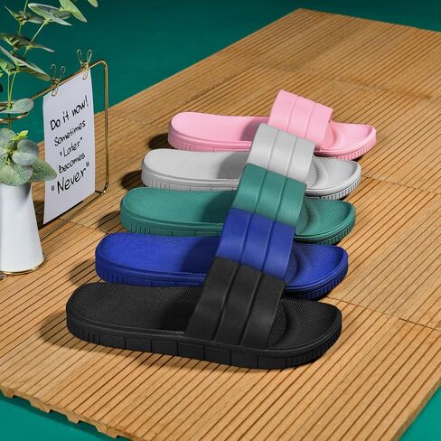 أحذية شريحة دش Clootess للرجال والنساء Home Sandal Bathper Indoor House Pool College Dorm Non-Slip in Kuwait