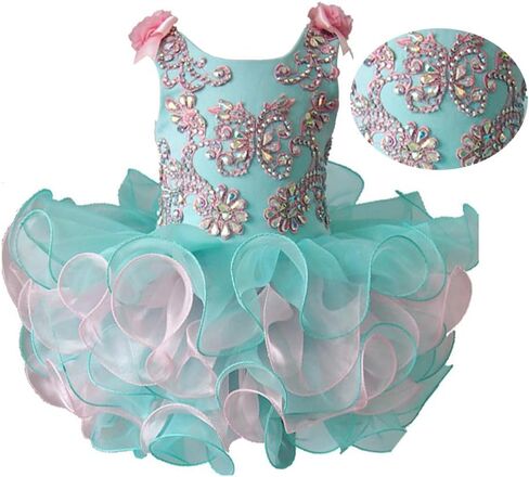 Jenniferwu G070A Infant Toddler Baby Newborn Little Girl's Pageant Party Birthday Dress in Kuwait