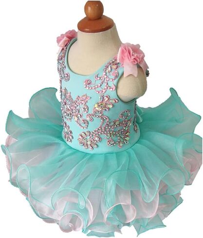 Jenniferwu G070A Infant Toddler Baby Newborn Little Girl's Pageant Party Birthday Dress in Kuwait