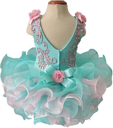 Jenniferwu G070A Infant Toddler Baby Newborn Little Girl's Pageant Party Birthday Dress in Kuwait