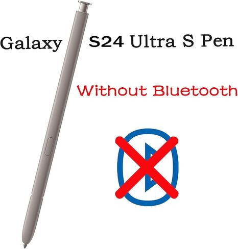Galaxy S24 Ultra S Pen Replacement for Samsung Galaxy S24 Ultra S Pen Without Bluetooth for Samsung Galaxy S24 Ultra 5G Stylus Pen with Eject Pin (Dark Gray) Type-C Convertor in Saudi Arabia