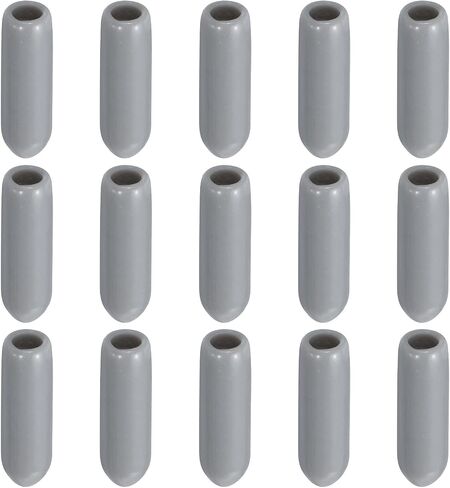 Screw Thread Protector Cover Rubber End Caps, [for Screw, Bolt] - 1/2"(12mm) ID/Grey/50pcs in Saudi Arabia