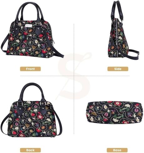 Signare Tapestry Hand Shoulder Bag Cross Body Purses Handbag Satchel Bag for Women In Jacobean Dream Design|CONV-JACOB in Saudi Arabia