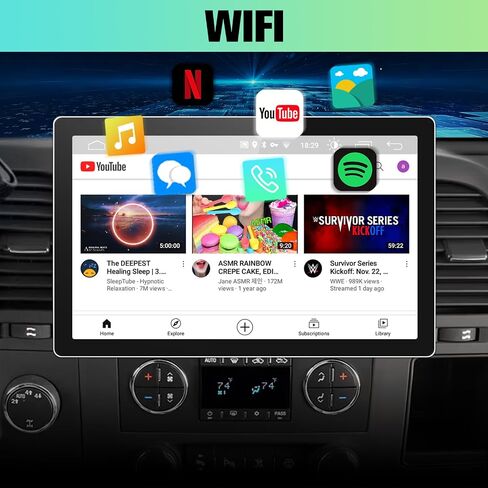 Car Radio Stereo Android 13 for Chevy Silverado 2007-2013 Tahoe Equinox GMC Sierra Yukon with Wireless CarPlay Android Auto in Saudi Arabia